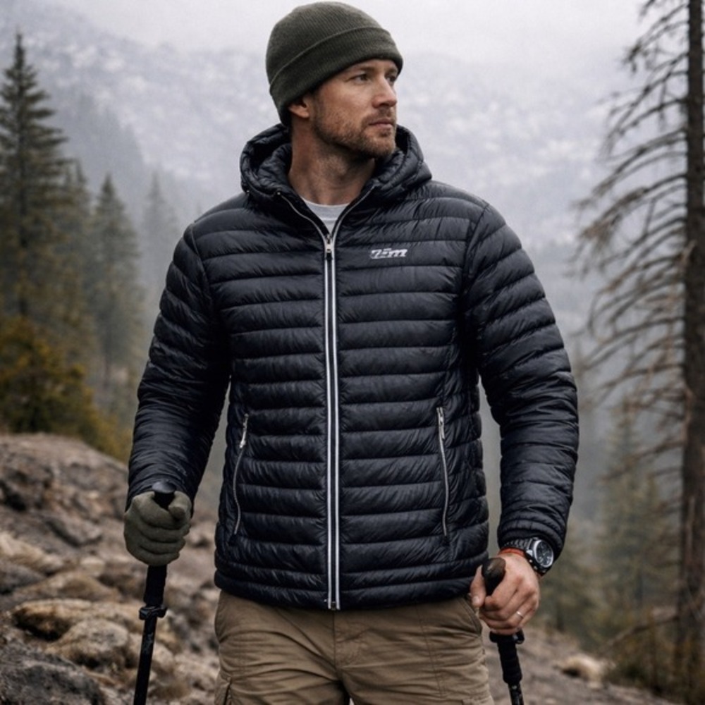 Klim Throttle Out Mens Black Puffer Jacket Full Zip Lightweight Size 54 L XL‎